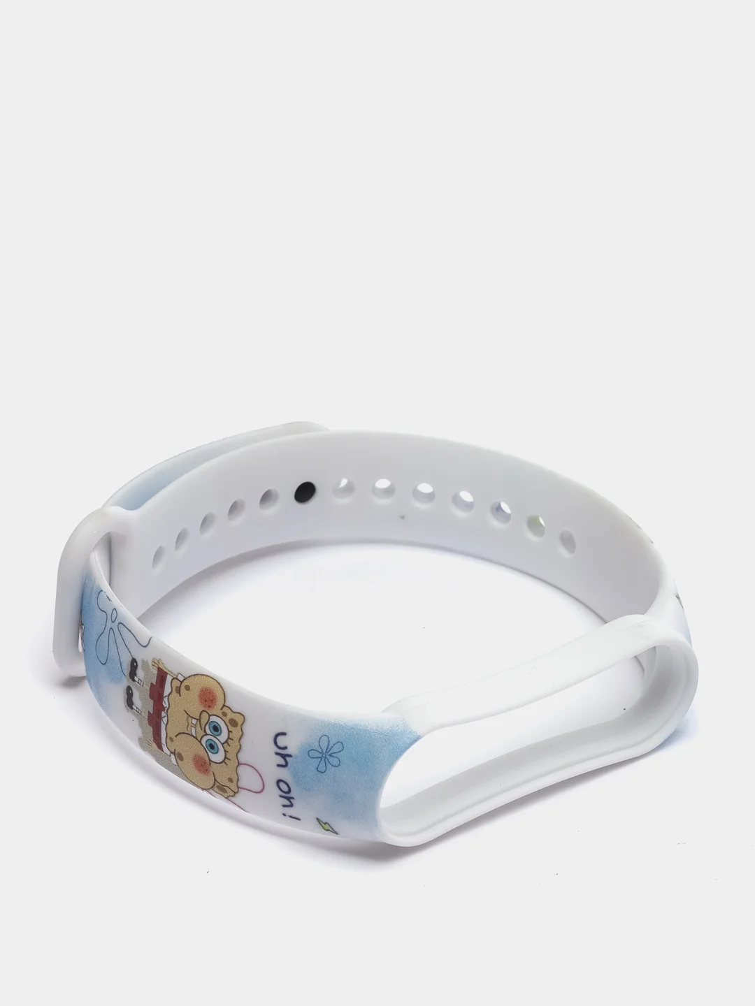 Небесно-голубой ремешки с рисунком для Xiaomi Mi Band