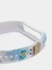 Небесно-голубой ремешки с рисунком для Xiaomi Mi Band