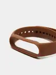 Коричневый ремешок для Xiaomi Mi Band 5/Mi Band 6, силиконовый