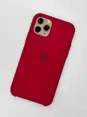 Багровый чехол Silicone Case для iPhone 11 Pro