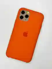 Оранжевый чехол Silicone Case для iPhone 11 Pro