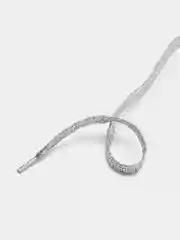 Серебряный шнурки для обуви с люрексом, 100 см, 6 цветов