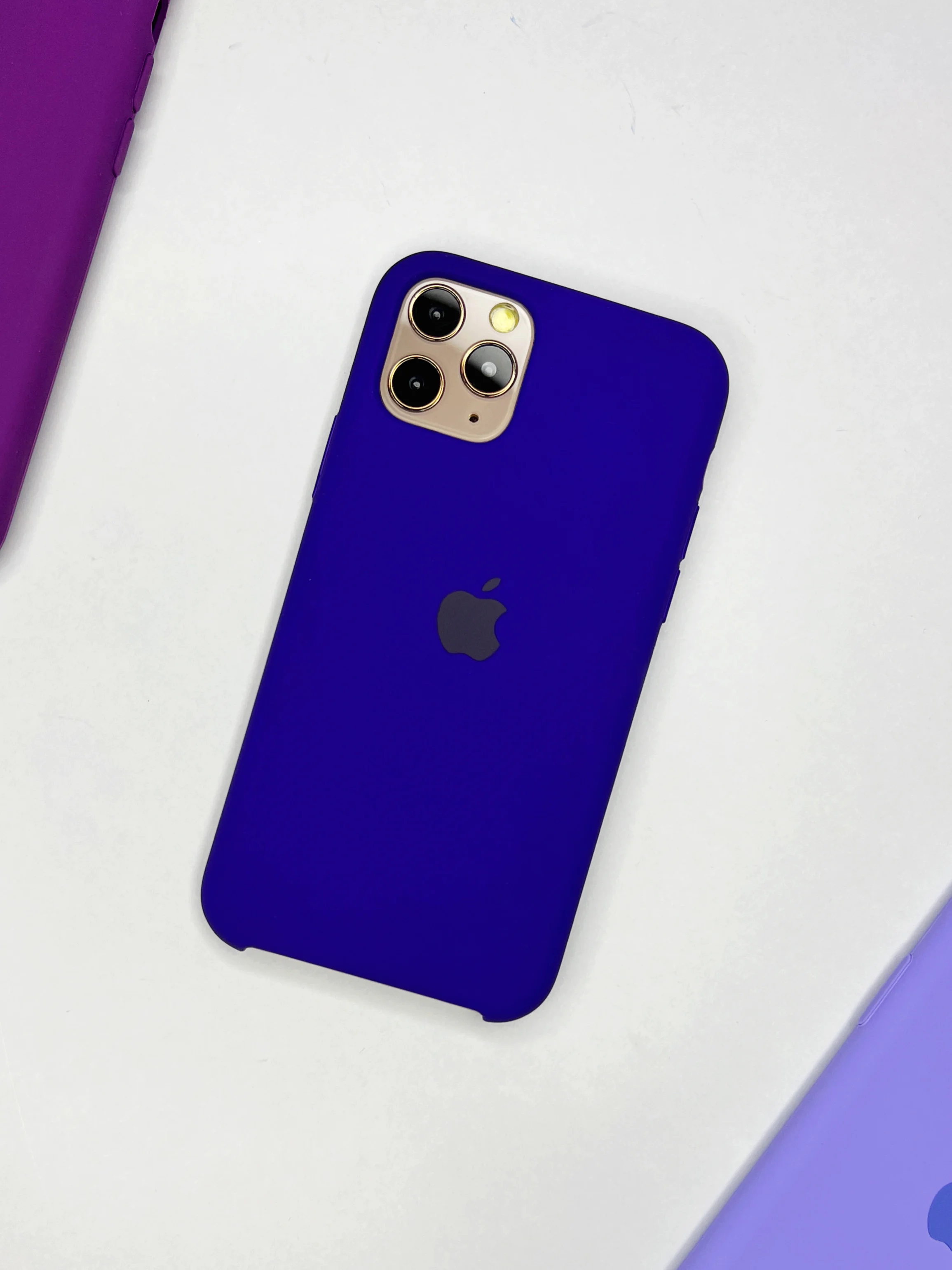 Темно-синий чехол Silicone Case для iPhone 11 Pro