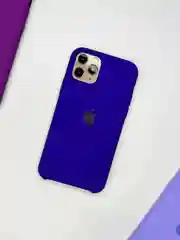 Темно-синий чехол Silicone Case для iPhone 11 Pro