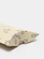 Желтый коробка-конверт с принтом