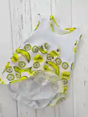 Желтый платье-боди для новорожденных
