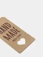 Бирка крафт, 100 шт, "Hand made with Love"