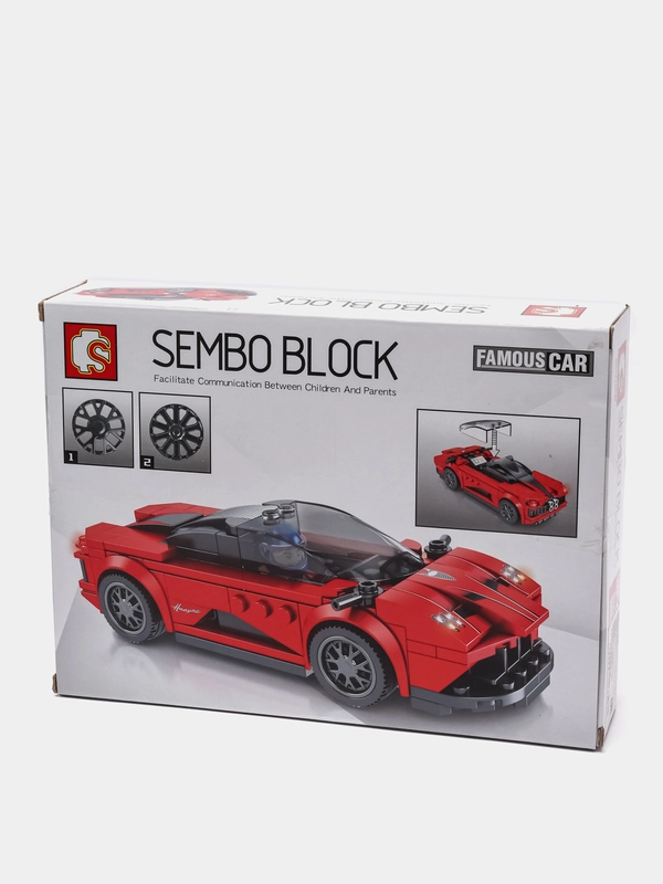 Машинка-конструктор Sembo Block, 2 в 1