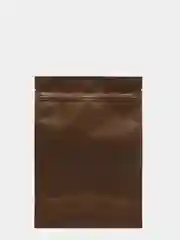Крафт пакет дой-пак коричневый с замком zip-lock