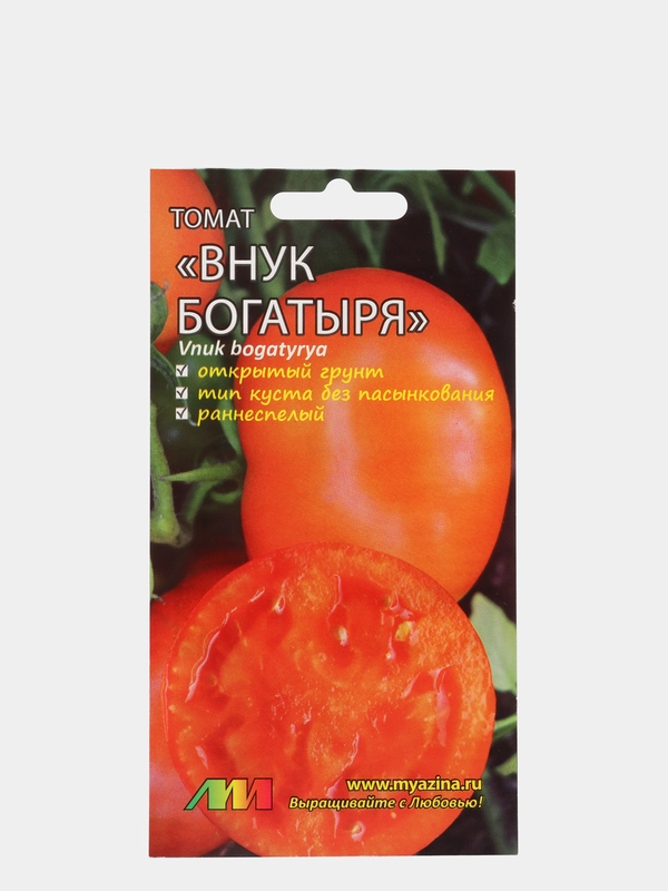 Семена Томат "Внук богатыря" Мязина набор 1, 3, 5 уп