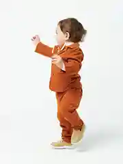 Костюм для мальчика с бабочкой CHADOLLS коричневого цвета