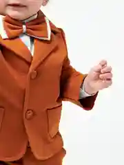 Костюм для мальчика с бабочкой CHADOLLS коричневого цвета