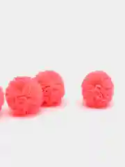 Коралловый помпоны декоративные из мягкого фатина, 5 штук, 2,5 см