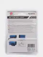 Белый фонарь YZ-873/BL-408 Велосипедный Светодиодный(3 Длинных+5 Светодиод.)