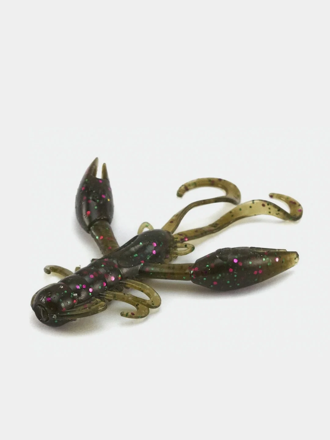 Тёмно-зелёный твистер LJ PRO SERIES ROCK CRAW