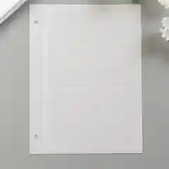 Лист для фотоальбома, набор 5шт, на 4 фото, 10 х 15 см