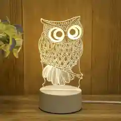Зеркальный светодиодный 3D ночник/ Двухсторонняя декоротивная ночная лампа