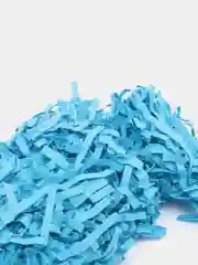 Синий наполнитель бумажный гофрированный, 15 цветов