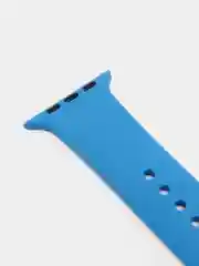 Синий ремешок для Apple Watch 2, 3, 4, 5, 6 и SE, силиконовый