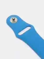 Синий ремешок для Apple Watch 2, 3, 4, 5, 6 и SE, силиконовый