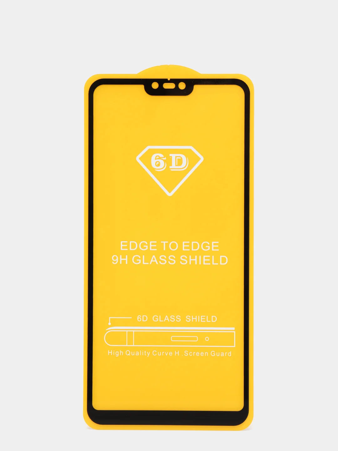 Черный защитные стекла 5D для смартфонов Xiaomi ( на весь дисплей )