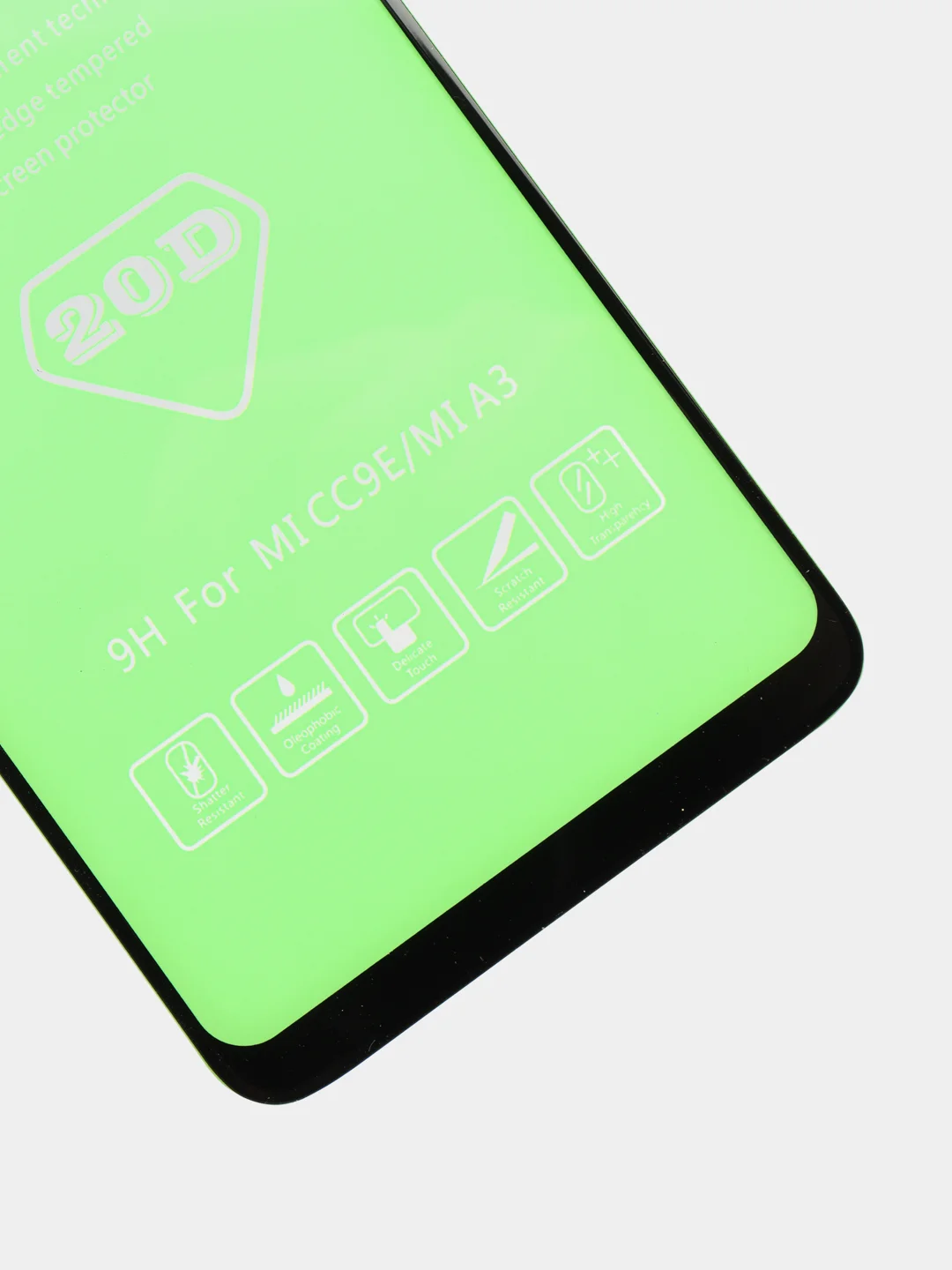 Защитное стекло 20D на Xiaomi / Redmi Note 8T / Redmi 8A / Redmi 8 / Mi A3 / Mi 9SE / Mi 7