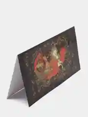 Черный открытка новогодняя