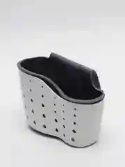 Белый корзинка для хранения губки и мыла