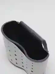 Белый корзинка для хранения губки и мыла