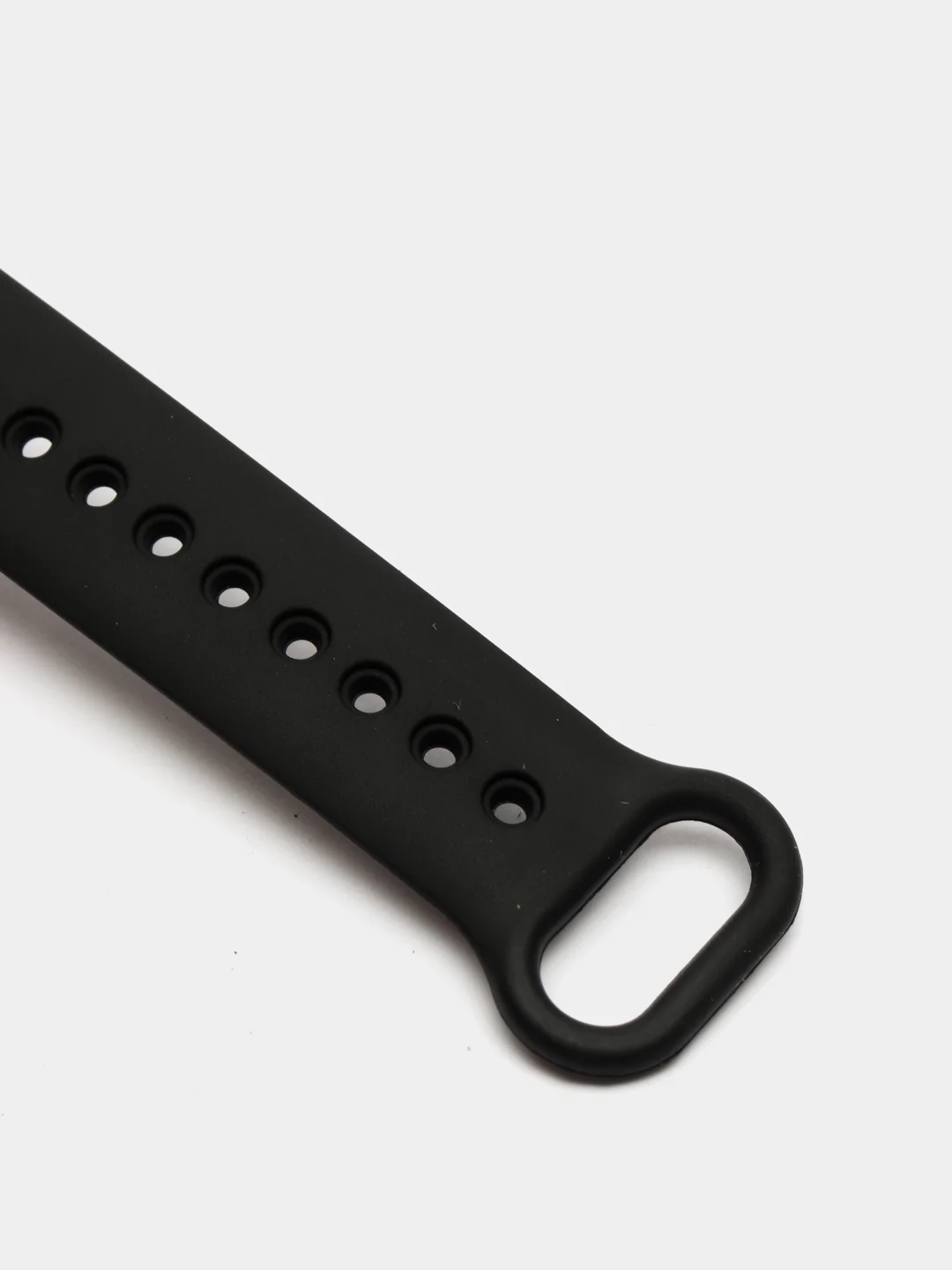 Черный силиконовый ремешок для Xiaomi Mi Band 5 / Mi Band 6