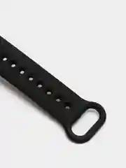 Черный силиконовый ремешок для Xiaomi Mi Band 5 / Mi Band 6