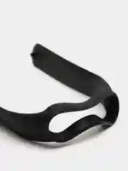 Черный силиконовый ремешок для Xiaomi Mi Band 5 / Mi Band 6