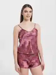 Карамельный пижама женская