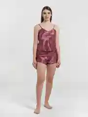 Карамельный пижама женская
