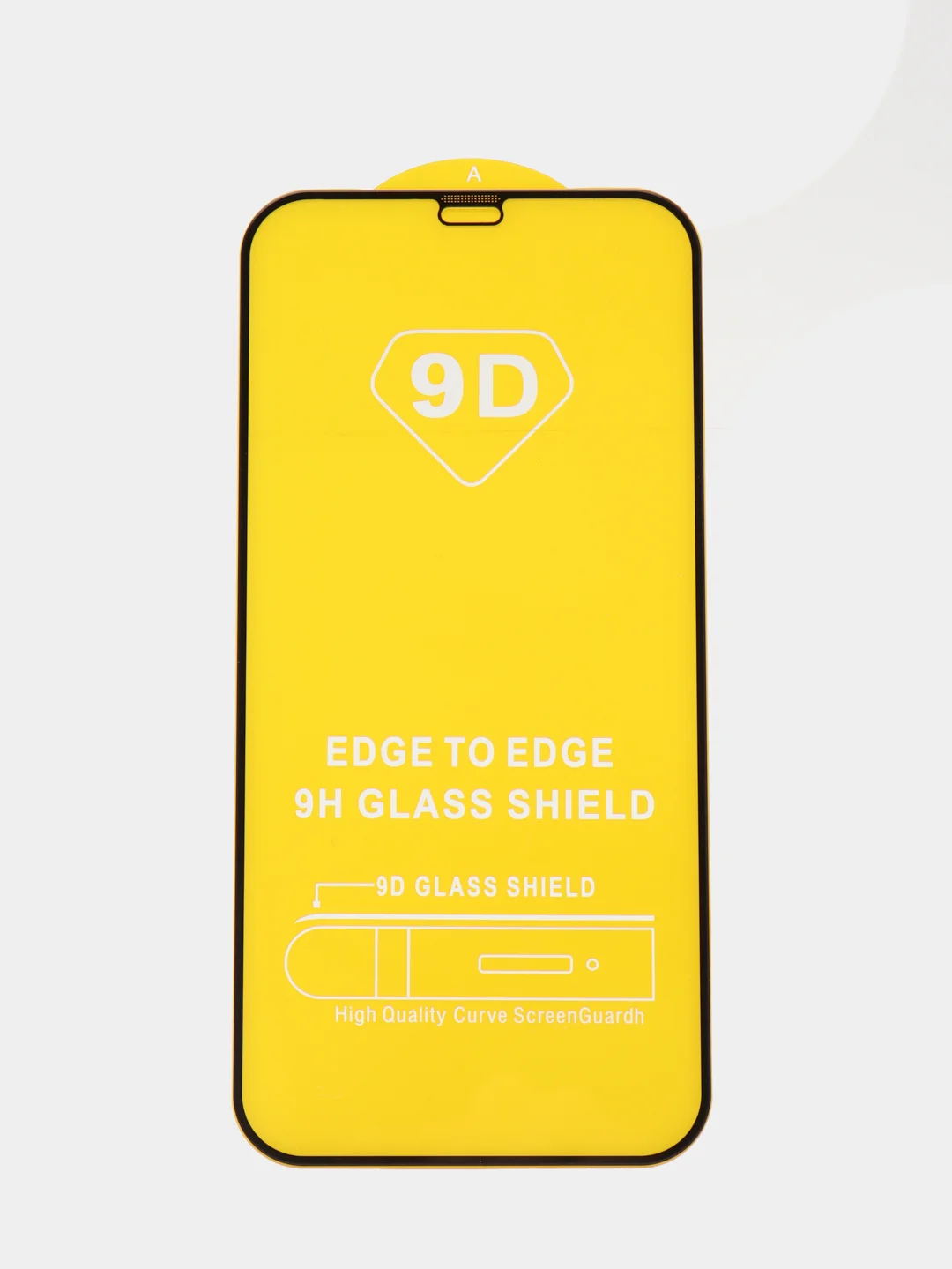 Защитное стекло 5D Full Glue для Apple Iphone 12 /12 Pro/6.1 (цвет=черный)
