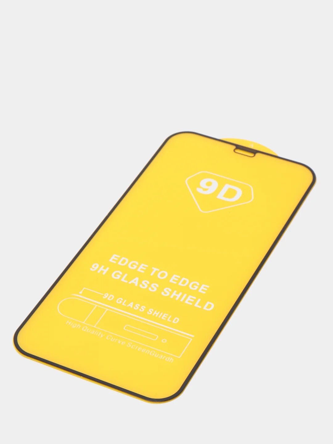Защитное стекло 5D Full Glue для Apple Iphone 12 /12 Pro/6.1 (цвет=черный)