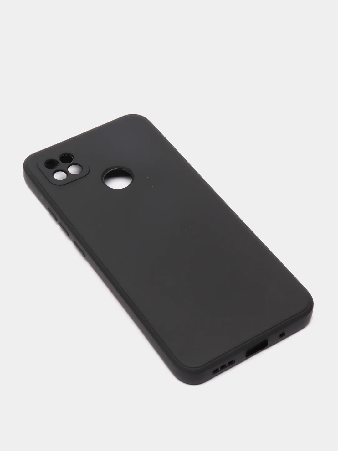 Черный чехол с защитой камеры и бархатом внутри для XIAOMI REDMI 9C