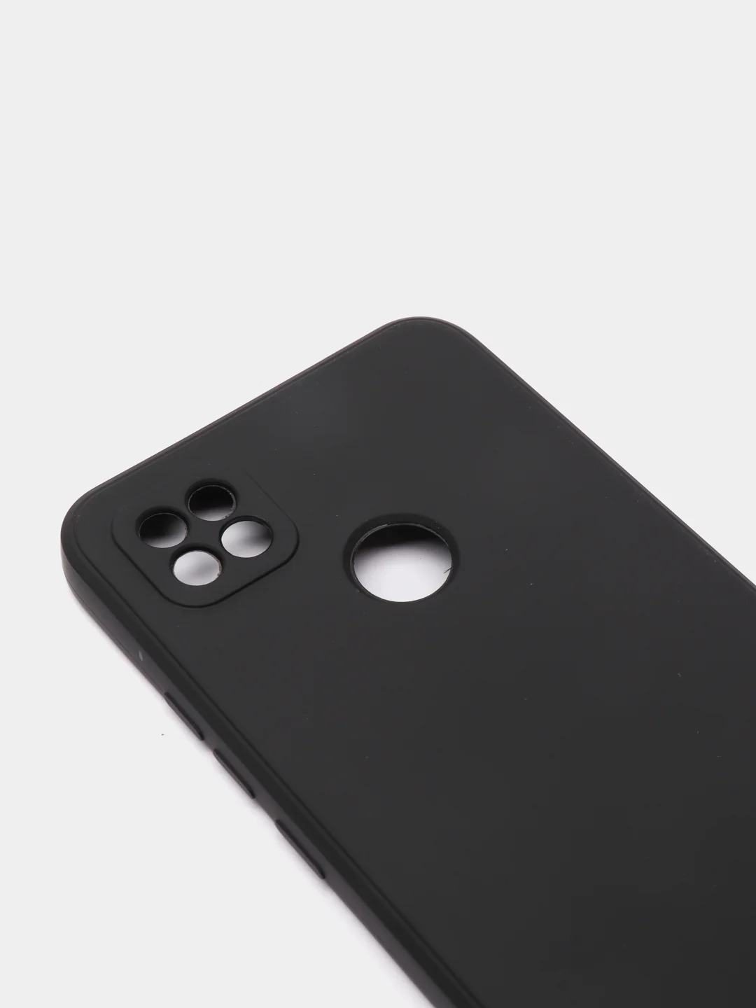 Черный чехол с защитой камеры и бархатом внутри для XIAOMI REDMI 9C