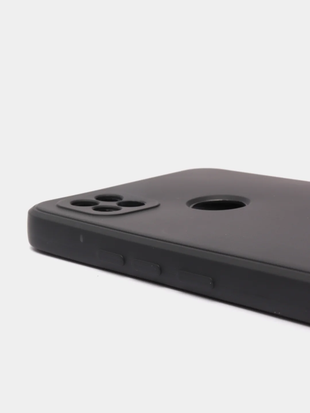 Черный чехол с защитой камеры и бархатом внутри для XIAOMI REDMI 9C