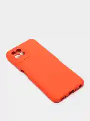 Алый чехол с защитой камеры и бархатом внутри Realme 8i