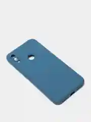 Синий чехол с защитой камеры и бархатом внутри для REDMI NOTE 7 / REDMI NOTE 7 PRO