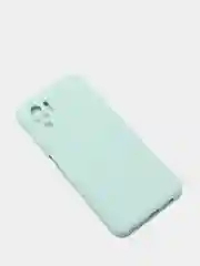 Бирюзовый чехол с защитой камеры и бархатом внутри Xiaomi POCO M5S / Redmi Note 10, Redmi Note 10s