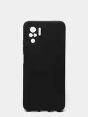 Черный чехол с защитой камеры и бархатом внутри Xiaomi POCO M5S / Redmi Note 10, Redmi Note 10s