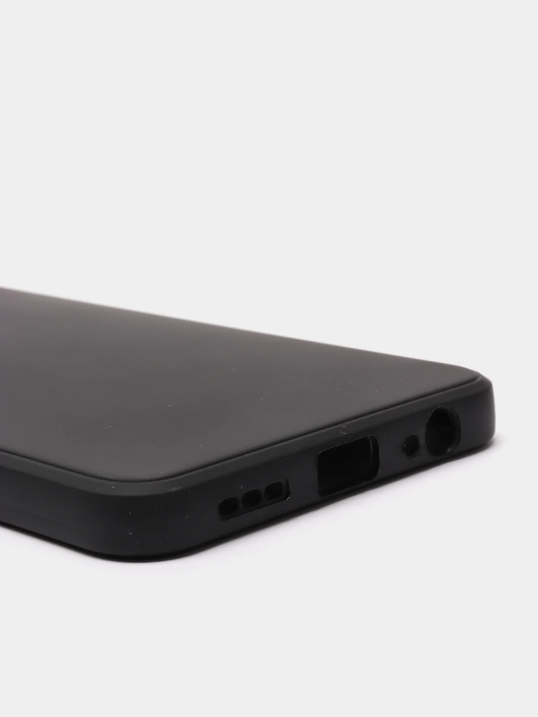 Черный чехол с защитой камеры и бархатом внутри Xiaomi POCO M5S / Redmi Note 10, Redmi Note 10s