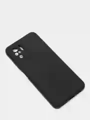 Черный чехол с защитой камеры и бархатом внутри Xiaomi POCO M5S / Redmi Note 10, Redmi Note 10s