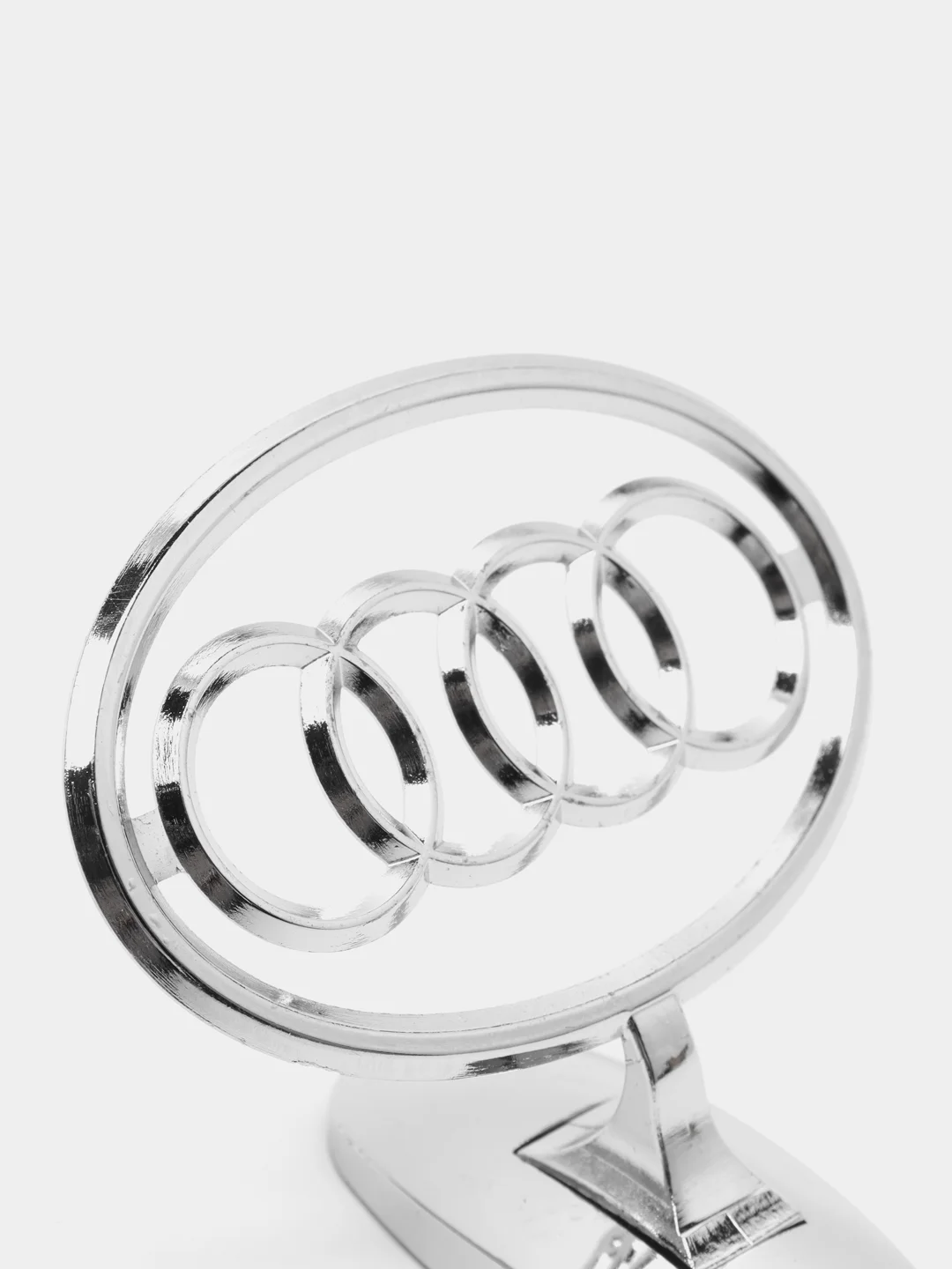Хром фигурка на капот автомобиля Эмблема AUDI АУДИ Прицел