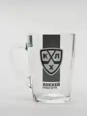 Кружка стеклянная "КХЛ", v=300 мл