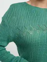 Зеленый джемпер женский,кофта