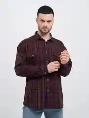 Красный рубашка мужская