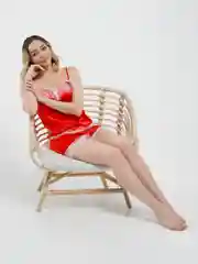 Красный женская пижама